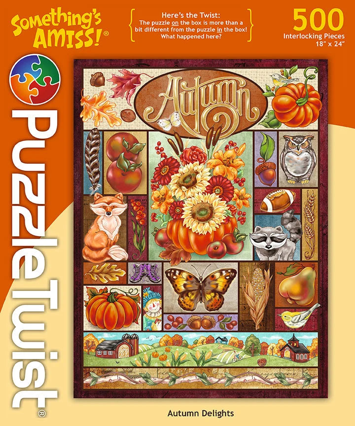 Autumn Delights - 500pc Puzzle Twist