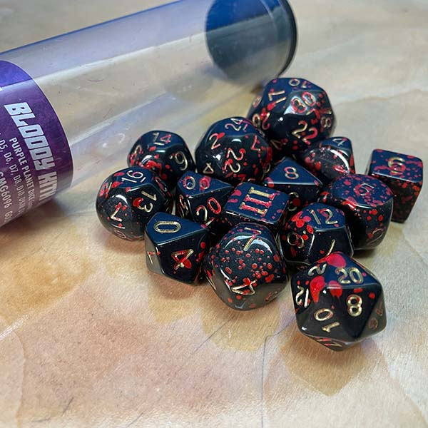 Bloody Kith Horde - 14 Polyhedral dice set
