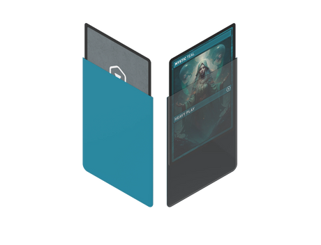 Heavy Play Curv Sleeves - Mystic Teal (100) | Elderwoods