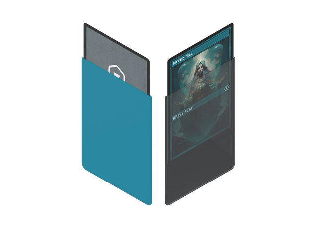 Heavy Play Curv Sleeves - Mystic Teal (100) | Elderwoods