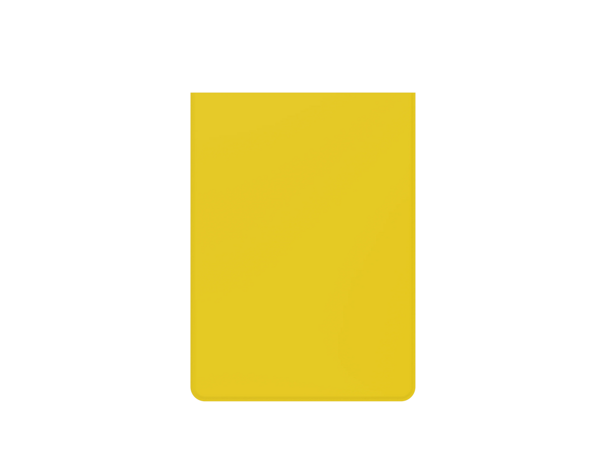 Heavy Play Curv Sleeves - Paladin Yellow (100) displaying card protection features