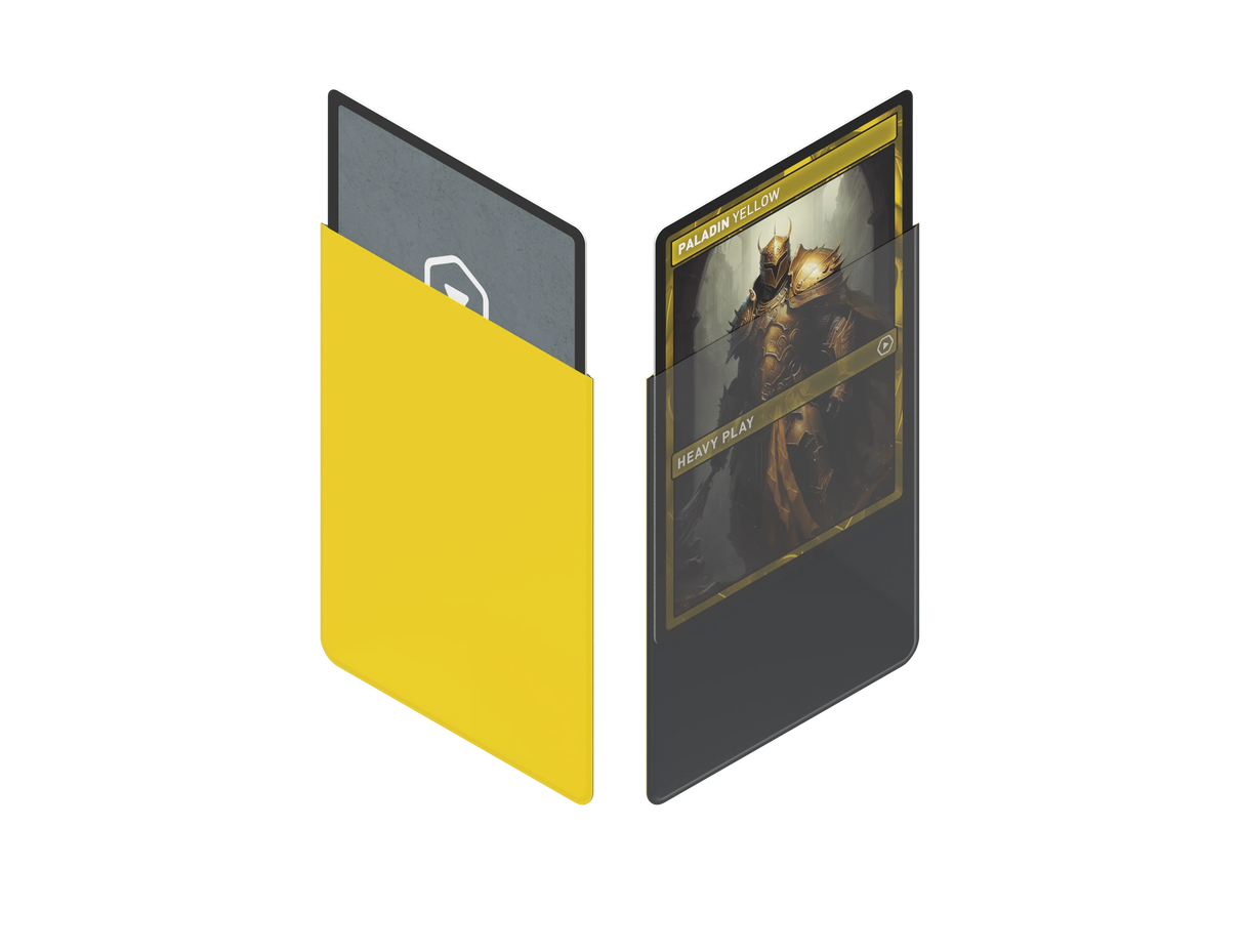 Heavy Play Curv Sleeves - Paladin Yellow (100) | Elderwoods