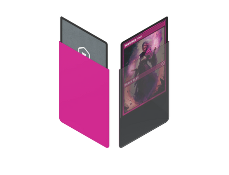 Heavy Play Curv Sleeves - Sorcerer Pink (100) | Elderwoods