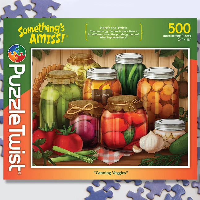 Canning Veggies - 500pc Puzzle Twist