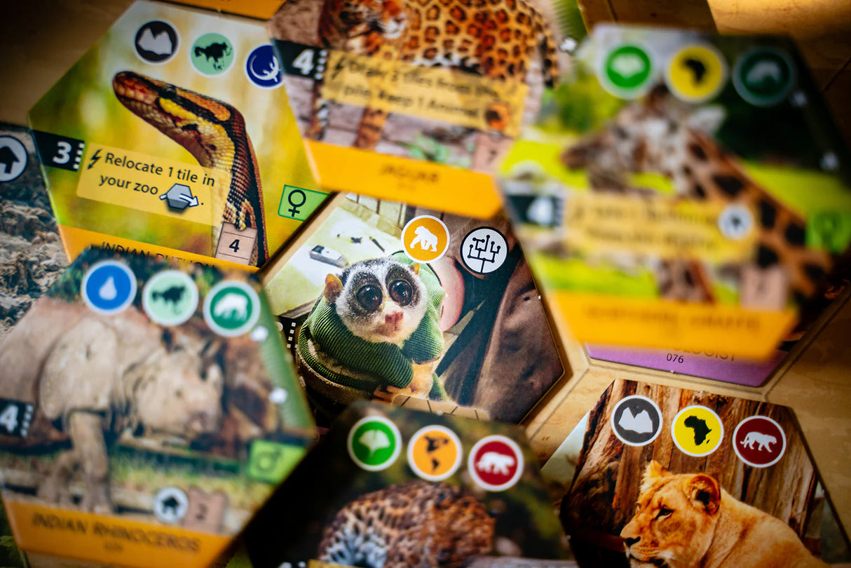 Card game with animal-themed cards