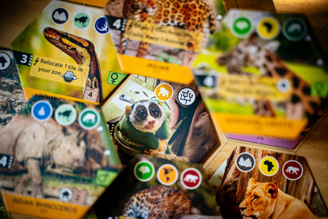 Card game with animal-themed cards