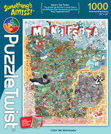 Color Me Minnesota - 1000pc Puzzle Twist