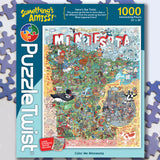 Color Me Minnesota - 1000pc Puzzle Twist