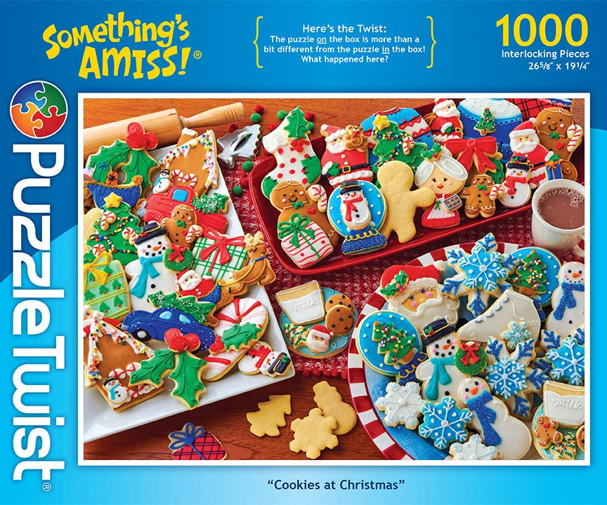 Cookies at Christmas - 1000pc Puzzle Twist