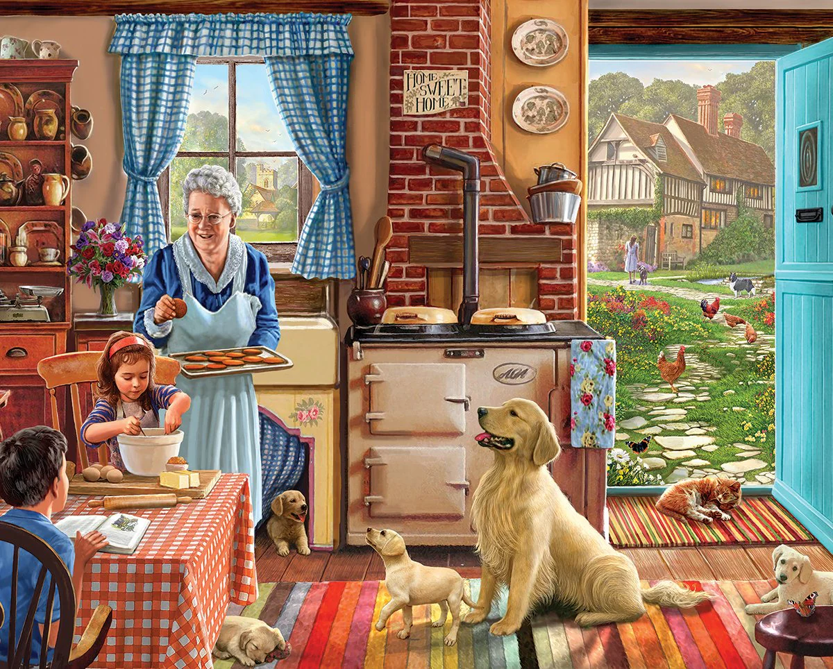 Cozy Kitchen - 300 Piece Jigsaw Puzzle White Mountain