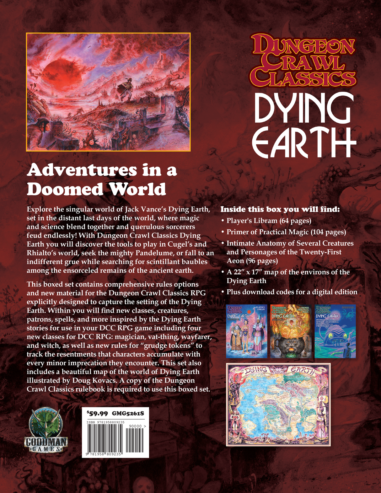 Dungeon Crawl Classics RPG: Dying Earth Boxed Set