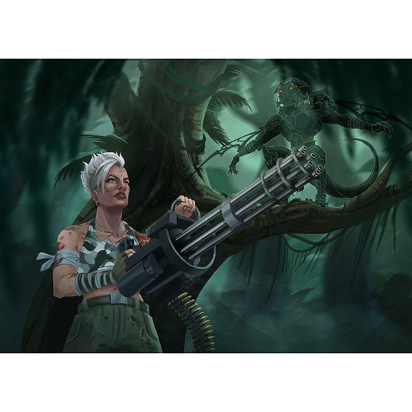 Final Girl: The Green Terror board game components and gameplay setup