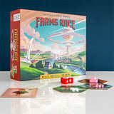 Farms Race board game box and components overview