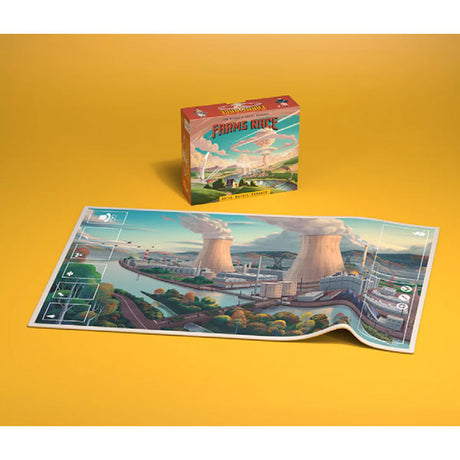 Farms Race Table Mat full surface design and artwork