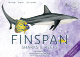 Finspan: Sharks & Reefs board game box and gameplay overview
