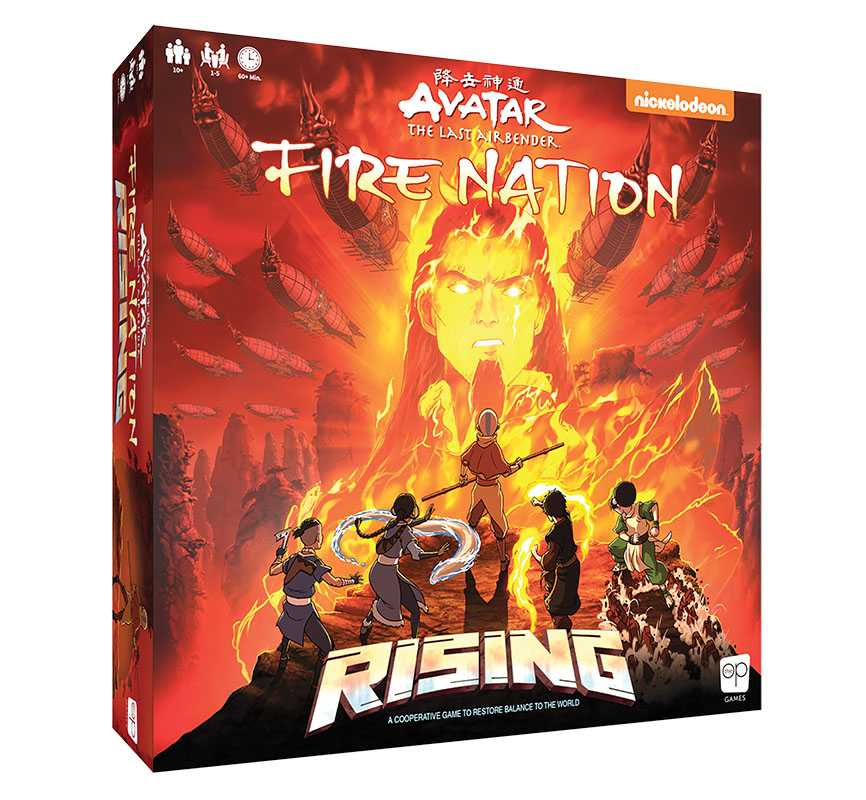 Fire Nation Rising Avatar Last Airbender - Cooperative Dice Game ...