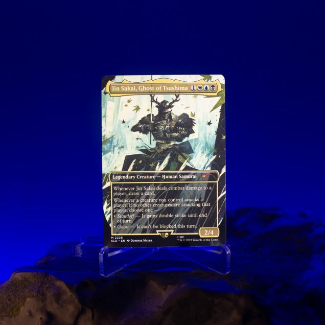 Magic the Gathering CCG: Secret Lair Drop - Playstation - Ghost of Tsushima card illustration