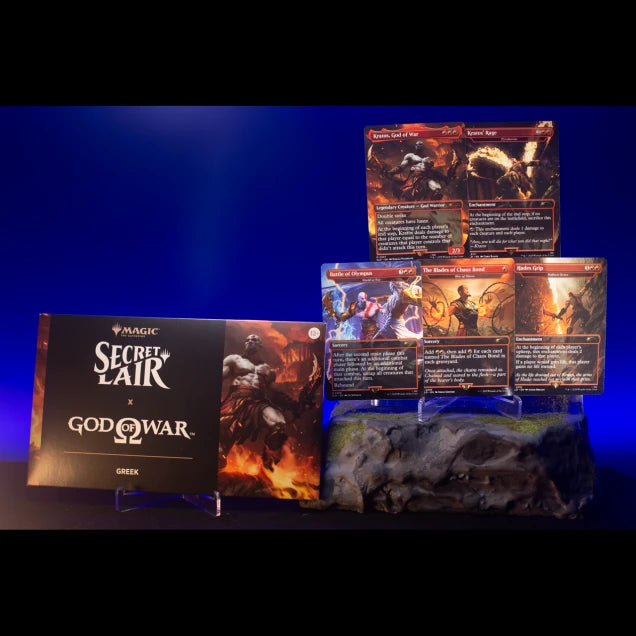 Magic the Gathering CCG: Secret Lair Drop - Playstation - God of War: Greek