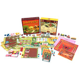 Harvest (Retail Edition) board game components and game board setup
