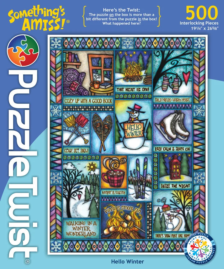 Hello Winter - 500pc Puzzle Twist