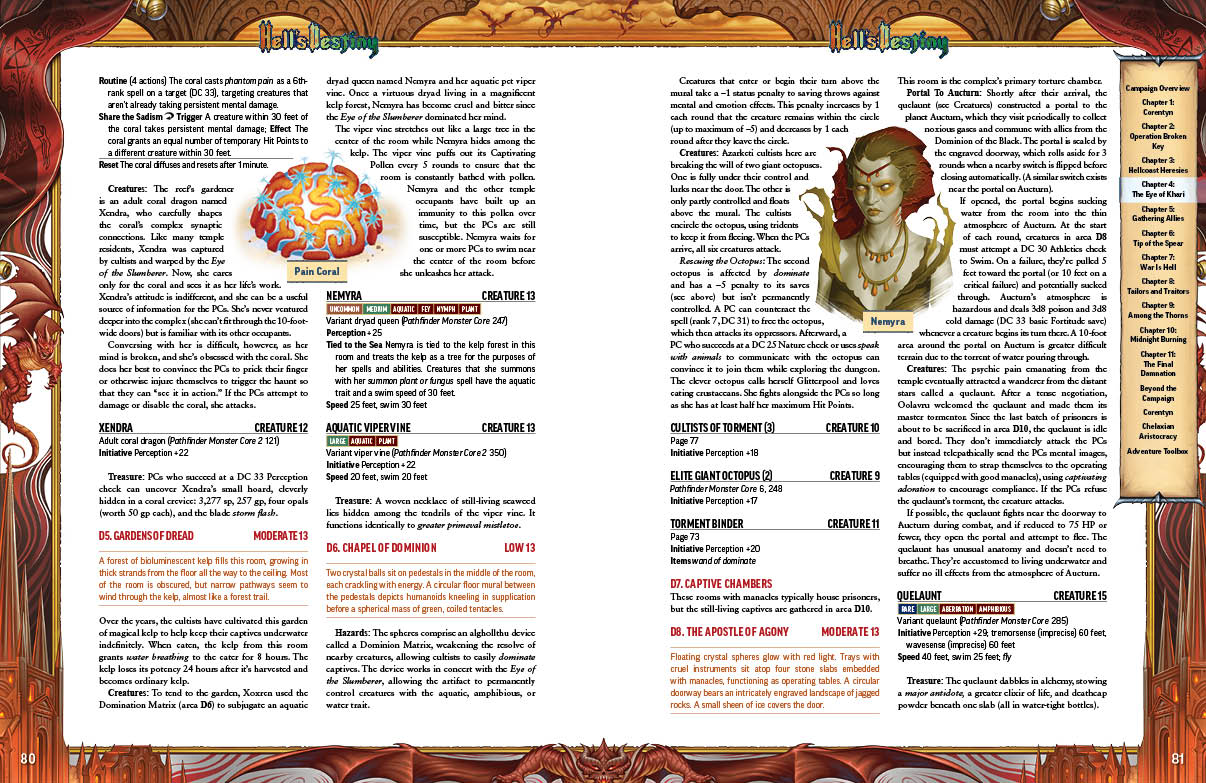 Pathfinder RPG, 2e: Adventure Path - Hell's Destiny