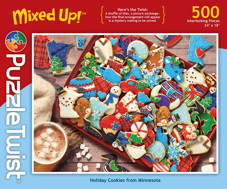 Holiday Cookies from Minnesota - 500pc Puzzle Twist