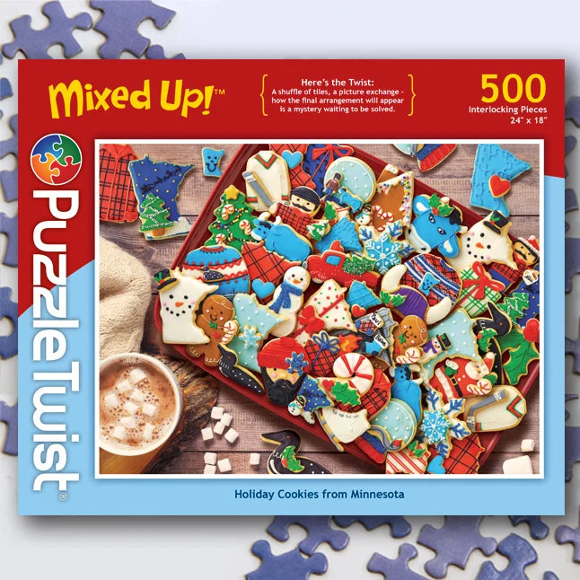 Holiday Cookies from Minnesota - 500pc Puzzle Twist