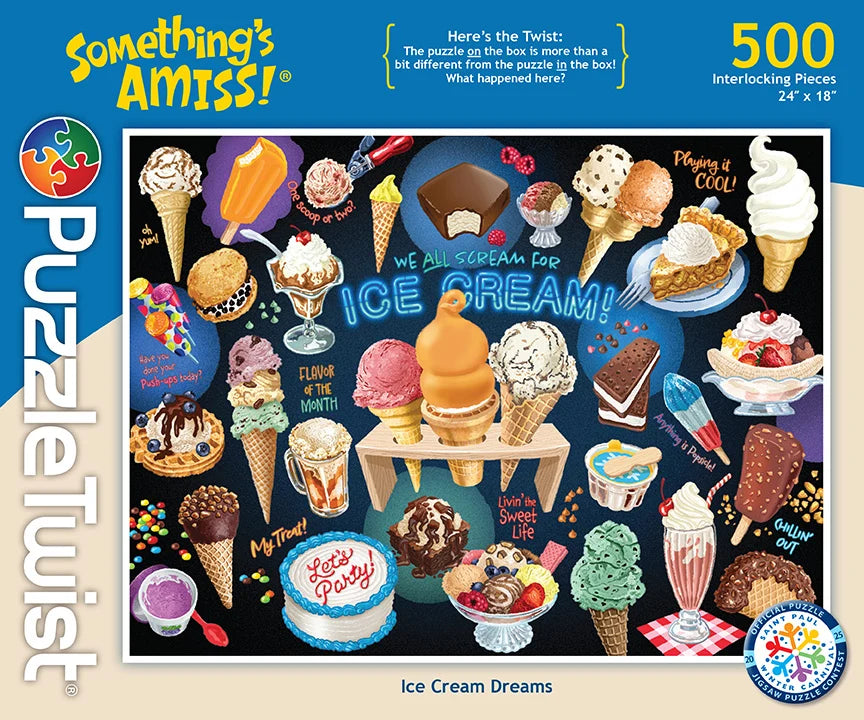 Ice Cream Dreams - 500pc Puzzle Twist
