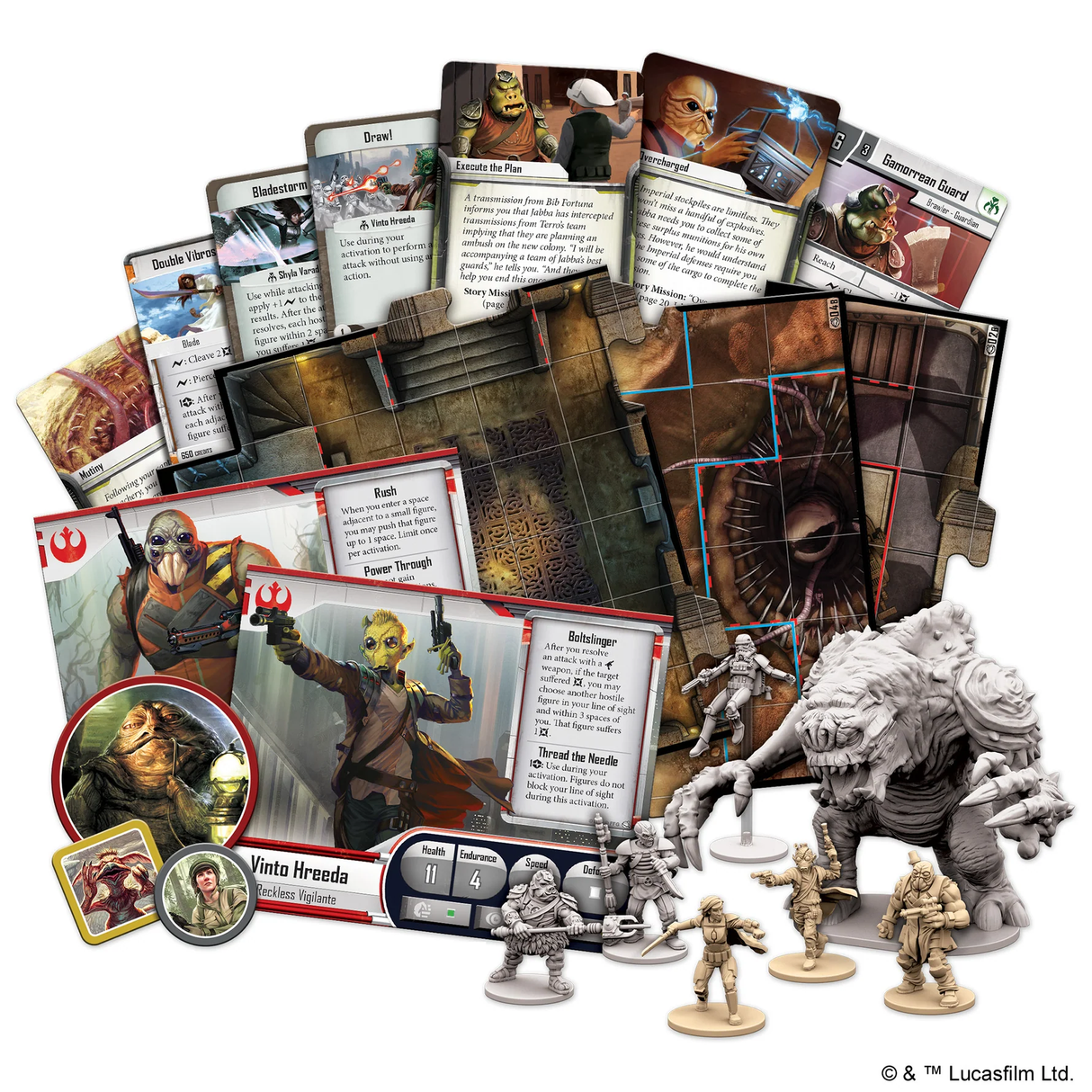 Star Wars Imperial Assault Jabba's Realm* -imperfect condition