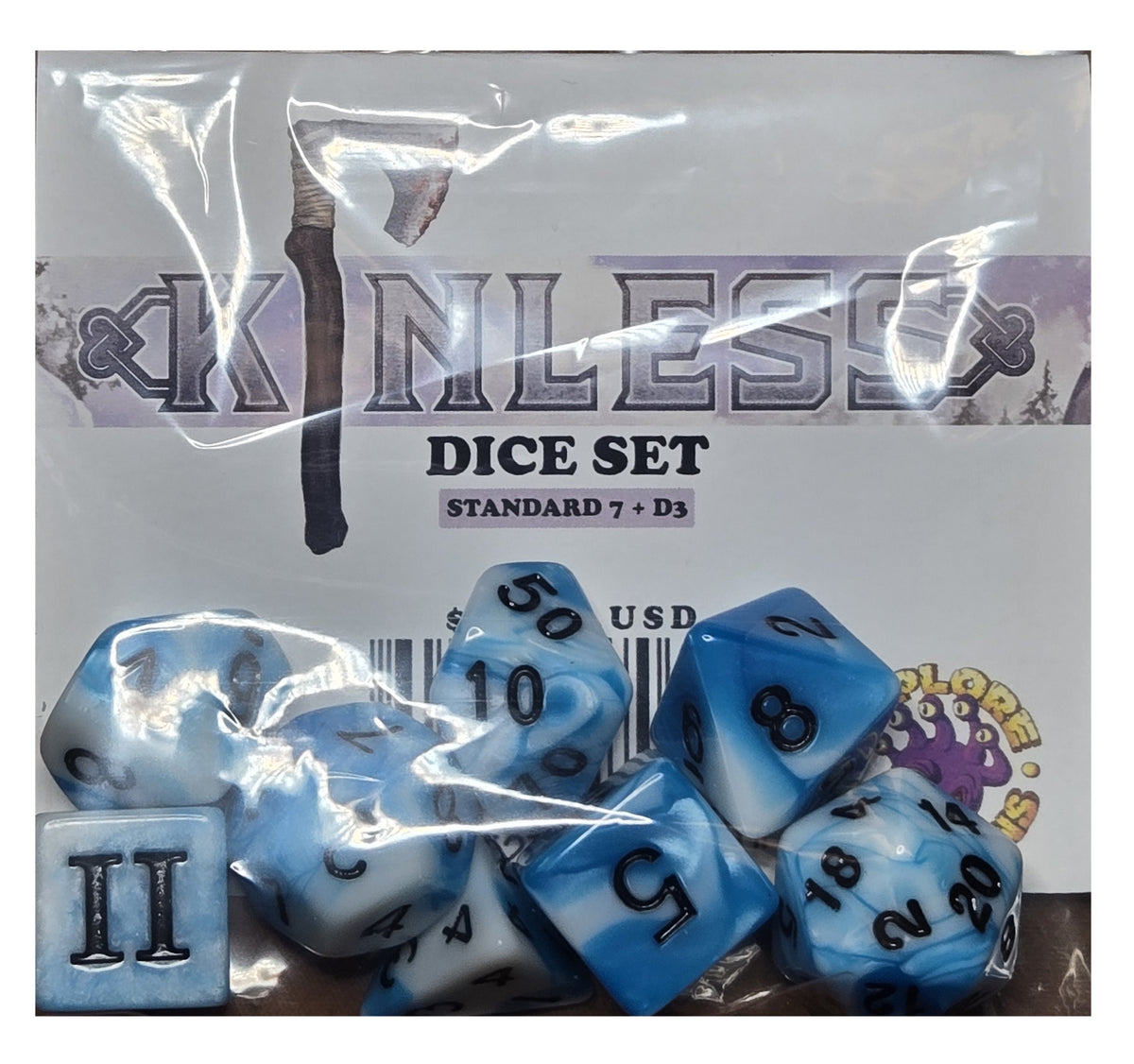Kinless Dice - 7 Die Set