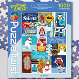 Let it Snow - 1000pc Puzzle Twist