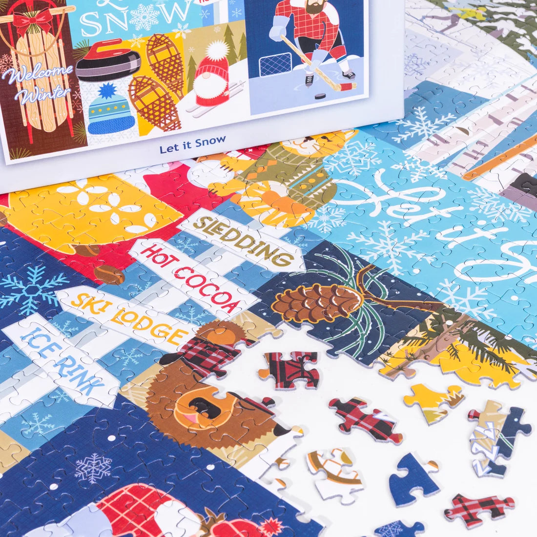 Let it Snow - 1000pc Puzzle Twist