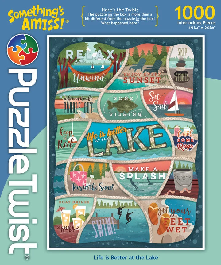 Life is Better at the Lake - 1000pc Puzzle Twist