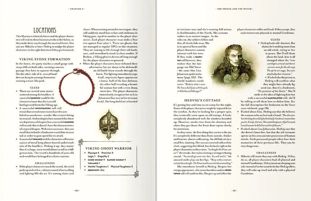 Vaesen Nordic Horror RPG: Lost Mountain Saga