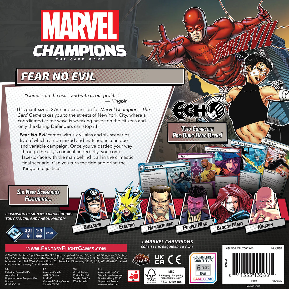 Marvel Champions: The Card Game - Fear No Evil Expansion
