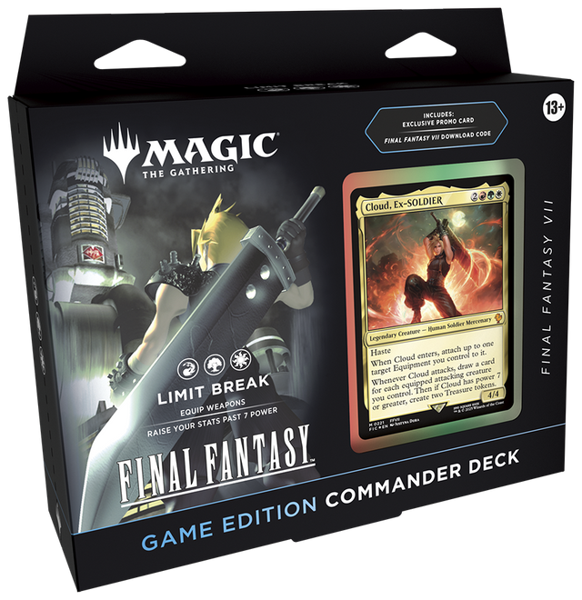 Magic: The Gathering - Final Fantasy Holiday FFVII Video Game Commander Deck Limit Break | Elderwoods