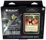 Magic: The Gathering - Final Fantasy Holiday FFVII Video Game Commander Deck Limit Break deck box and packaging