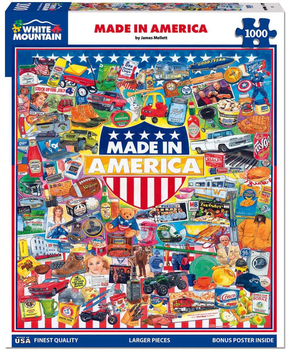 Made In America - 1000 Piece Jigsaw Puzzle White Mountain