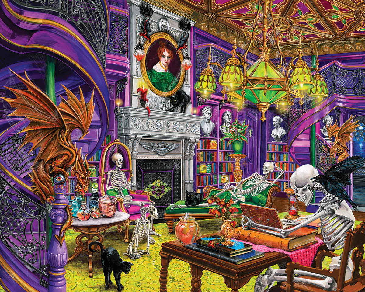 Mr. Bones - Seek & Find - 1000 Piece Jigsaw Puzzle White Mountain