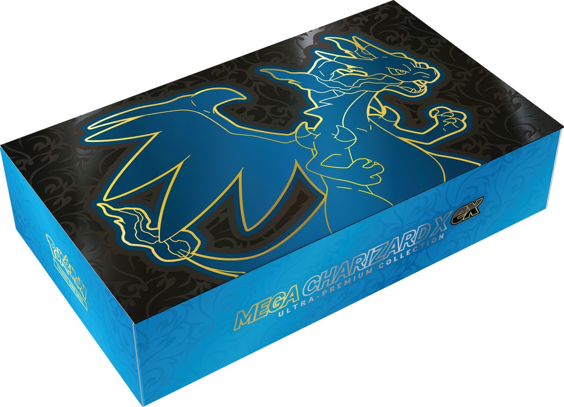 Pokemon TCG: Mega Charizard X ex Ultra Premium Collection box contents and included cards