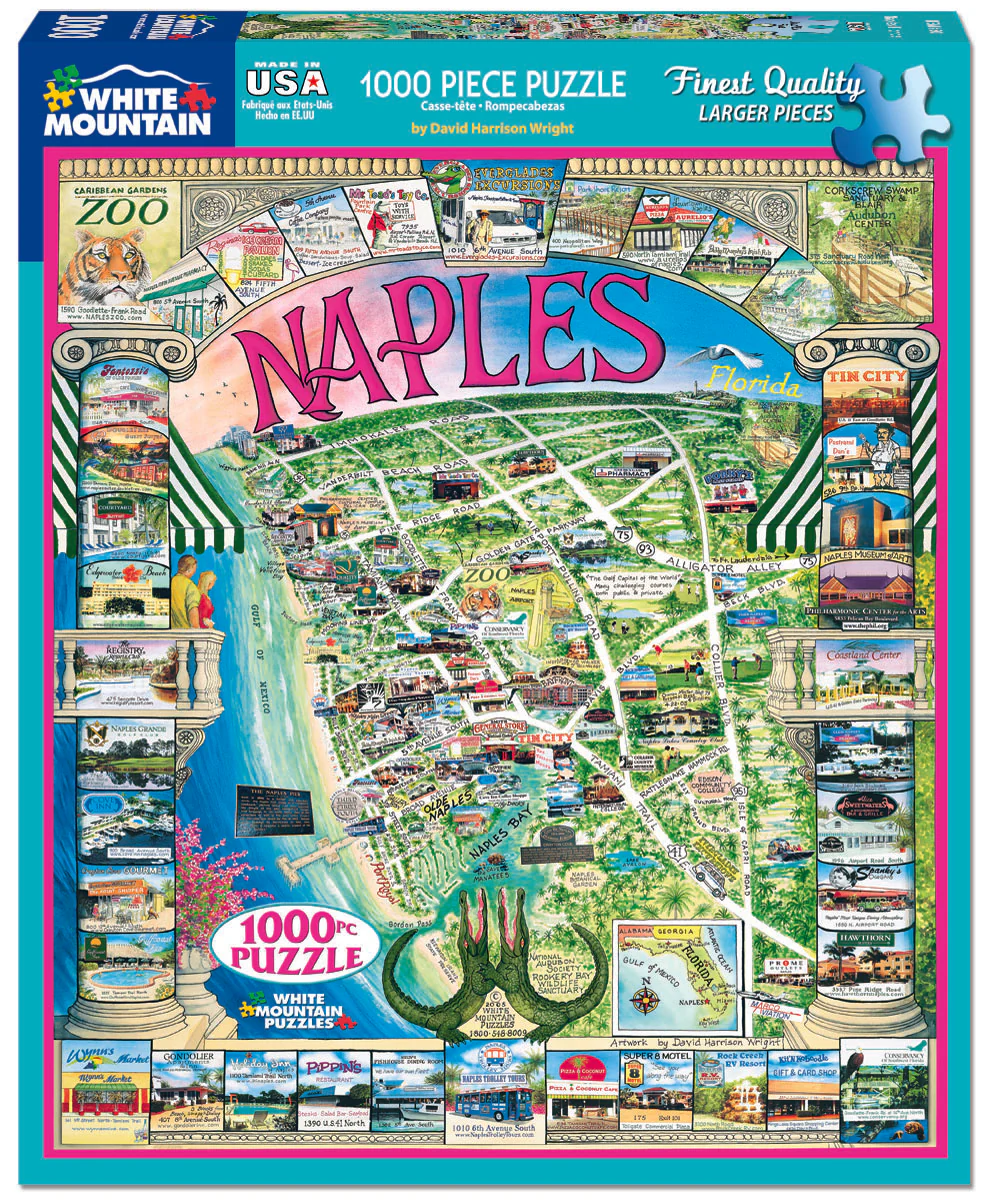 Naples, FL - 1000 Piece Jigsaw Puzzle White Mountain