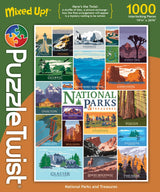 National Parks and Treasures - 1000pc Puzzle Twist