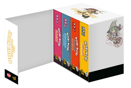 Nobi Nobi RPG: Collector Box opened showing game contents and components