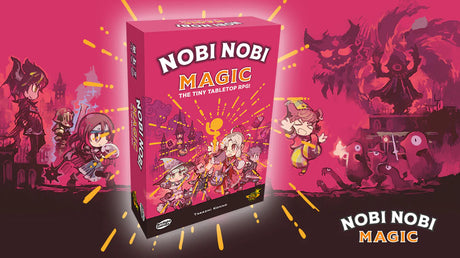 Nobi Nobi RPG: Magic RPG cover art featuring magical theme and artwork