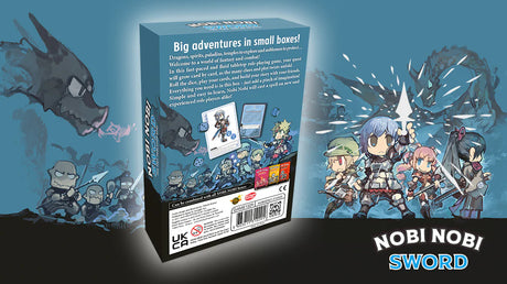 Nobi Nobi RPG: Sword RPG back cover with game details and description