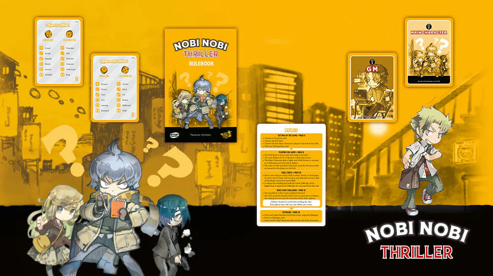 Nobi Nobi RPG: Thriller additional game components and materials
