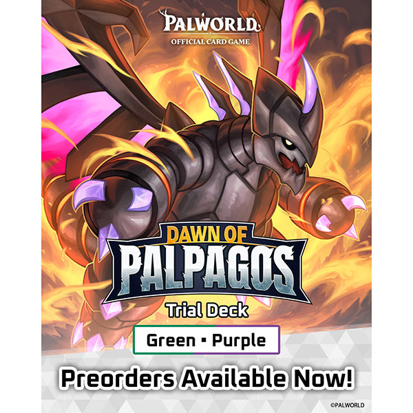 Palworld OCG: Dawn of Palpagos Trial Deck - Green & Purple