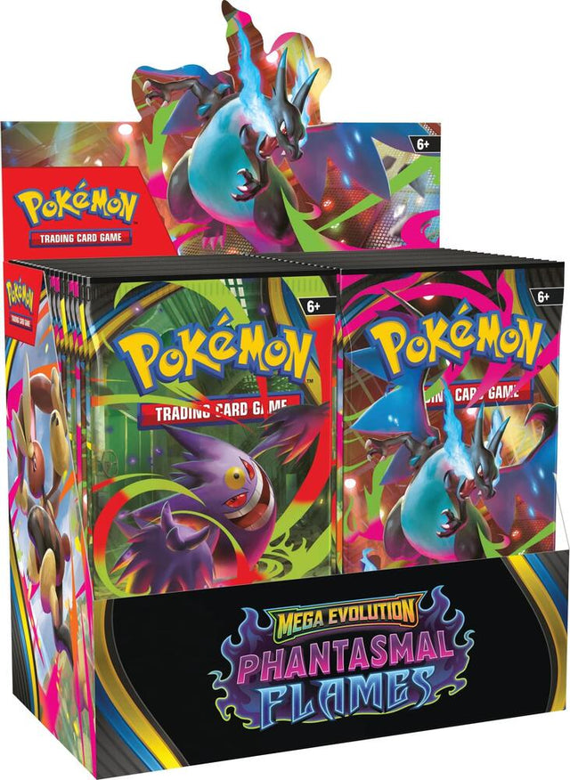 Pokemon TCG Mega Evolution Phantasmal Flames Booster Box | Elderwoods
