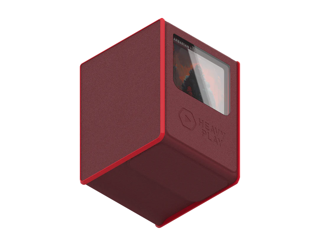 Heavy Play RFG Deckbox MAX 100DS: Barbarian Red
