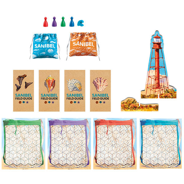 Sanibel Board Game gameplay setup and cards